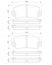 BOSCH 0986424394 - PASTILLA DE FRENO