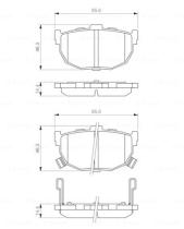 BOSCH 0986424418 - PASTILLA DE FRENO