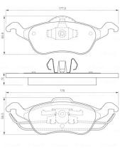 BOSCH 0986424450 - PASTILLA DE FRENO