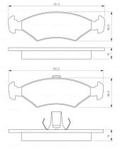 BOSCH 0986424462 - PASTILLA DE FRENO