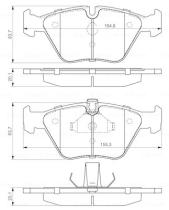 BOSCH 0986424485 - PASTILLA DE FRENO