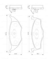 BOSCH 0986424502 - PASTILLA DE FRENO