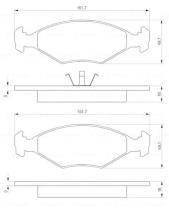 BOSCH 0986424514 - PASTILLA DE FRENO