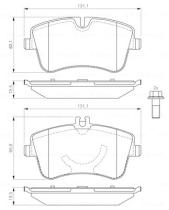 BOSCH 0986424518 - PASTILLA DE FRENO