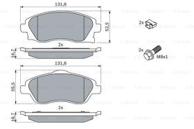 BOSCH 0986424527 - PASTILLA DE FRENO