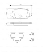 BOSCH 0986424528 - PASTILLA DE FRENO