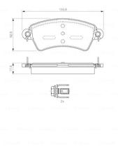 BOSCH 0986424529 - PASTILLA DE FRENO