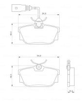 BOSCH 0986424542 - PASTILLAS DE FRENO