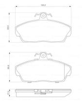 BOSCH 0986424566 - PASTILLA DE FRENO