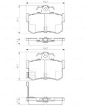 BOSCH 0986424568 - PASTILLA DE FRENO