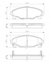 BOSCH 0986424590 - PASTILLA DE FRENO