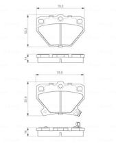 BOSCH 0986424630 - PASTILLA DE FRENO