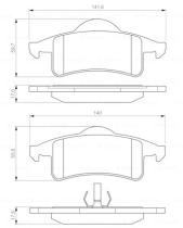 BOSCH 0986424665 - PASTILLA DE FRENO