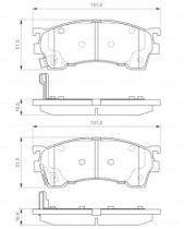 BOSCH 0986424694 - PASTILLA DE FRENO