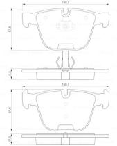 BOSCH 0986424698 - PASTILLA DE FRENO