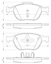 BOSCH 0986424701 - PASTILLA DE FRENO