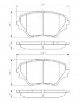 BOSCH 0986424719 - PASTILLA DE FRENO