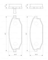 BOSCH 0986424727 - PASTILLA DE FRENO