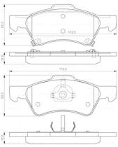 BOSCH 0986424765 - PASTILLA DE FRENO