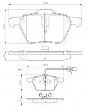 BOSCH 0986424777 - PASTILLA DE FRENO