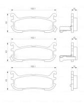 BOSCH 0986424782 - PASTILLA DE FRENO