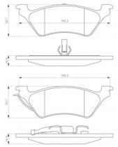 BOSCH 0986424816 - PASTILLA DE FRENO