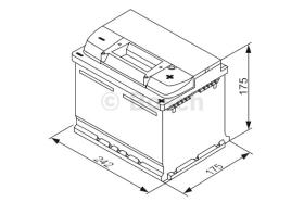 BOSCH 0092S30041 - BATERIA DE ARRANQUE PB