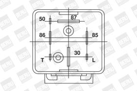 BERU GR031 - RELE PRE/POST-TUR VW TRANSPORTER IV