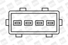 BERU ZS345 - BOBINA ENCENDIDO-TUR RENAULT CLIO I
