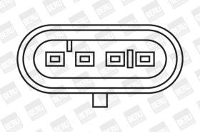BERU ZS375 - BOBINA ENCENDIDO-TUR RENAULT CLIO I