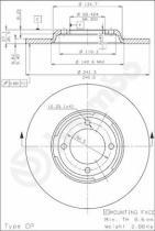 BREMBO 08129910 - DISCO FRENO