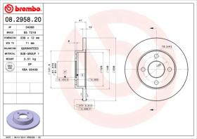 BREMBO 08295820 - DISCO DE FRENO