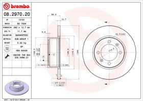 BREMBO 08297020 - DISCO DE FRENO