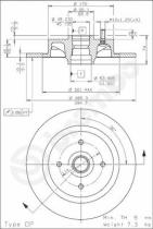 BREMBO 08505110 - DISCO FRENO