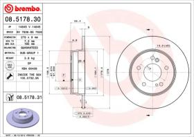 BREMBO 08517830 - DISCO DE FRENO