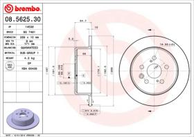 BREMBO 08562530 - DISCO DE FRENO