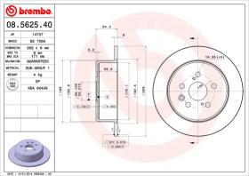 BREMBO 08562540 - DISCO DE FRENO