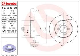 BREMBO 08564560 - DISCO DE FRENO