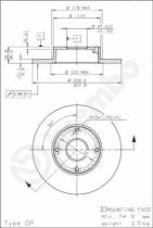 BREMBO 08587610 - DISCO FRENO