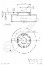 BREMBO 08587710 - DISCO FRENO