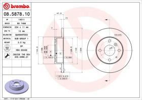 BREMBO 08587810 - DISCO DE FRENO