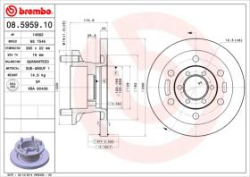 BREMBO 08595910 - DISCO DE FRENO