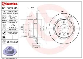 BREMBO 08685380 - DISCO DE FRENO