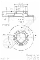 BREMBO 08685810 - DISCO FRENO