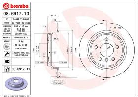 BREMBO 08691710 - DISCO DE FRENO