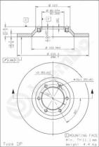 BREMBO 08719710 - DISCO FRENO