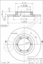 BREMBO 08722310 - DISCO DE FRENO