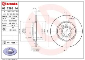 BREMBO 08728814 - DISCO DE FRENO