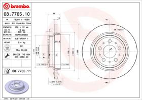 BREMBO 08776510 - DISCO DE FRENO