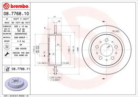 BREMBO 08776810 - DISCO DE FRENO